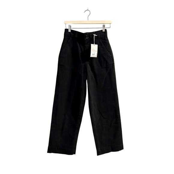 Everlane The Organic Wide-Leg Pant in Black 2 NWT - Picture 5 of 8
